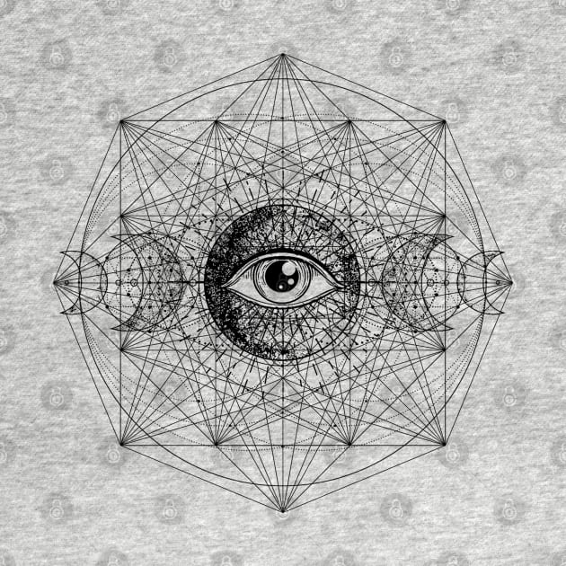 Sacred Geometry Eye of Providence Masonic Occult Esoteric Symbol by AltrusianGrace